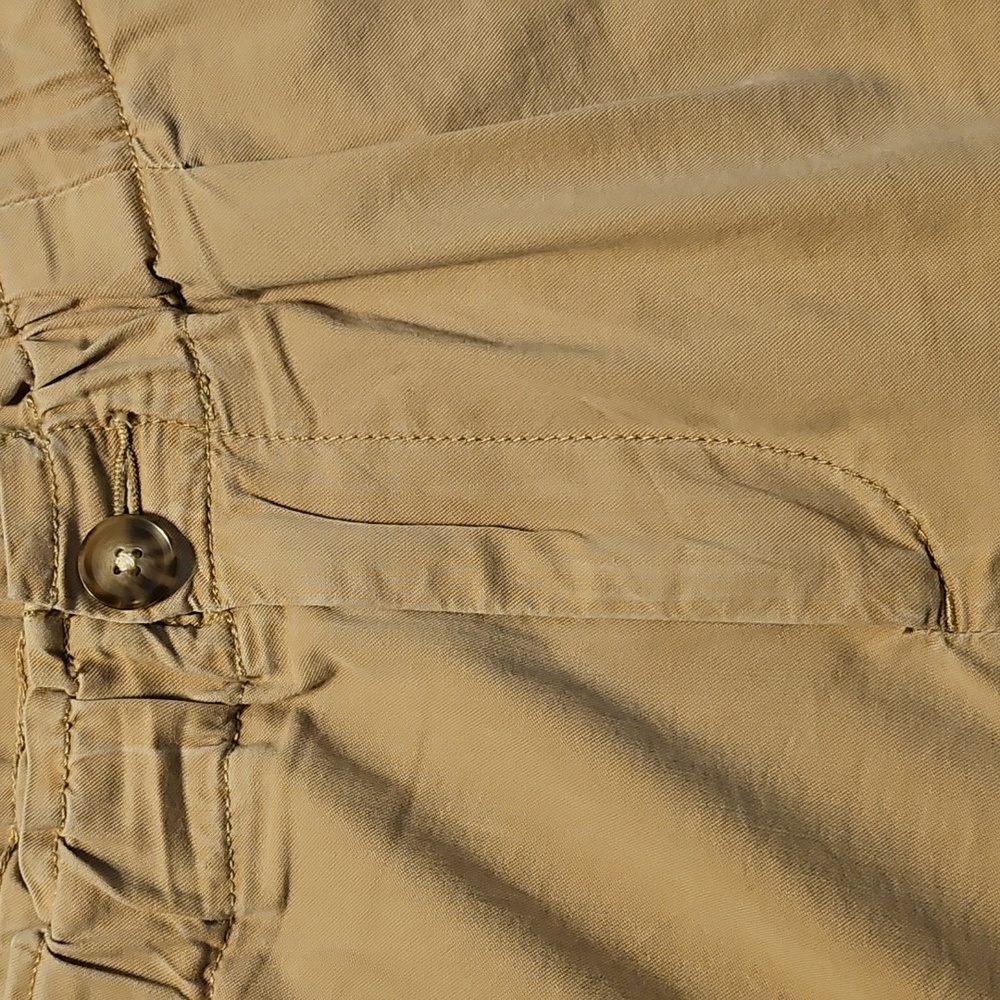 LOFT High Waist Tan Women's Shorts - Picture 4 of 14